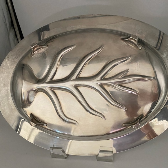 Vintage Wm Rogers Silver Plated Avon #3610 Meat Tray - Picture 10 of 10